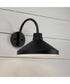 Lofton 1-Light Outdoor Wall-Lantern Black