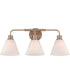Pleated II 3-Light Lighting Premium Bronze