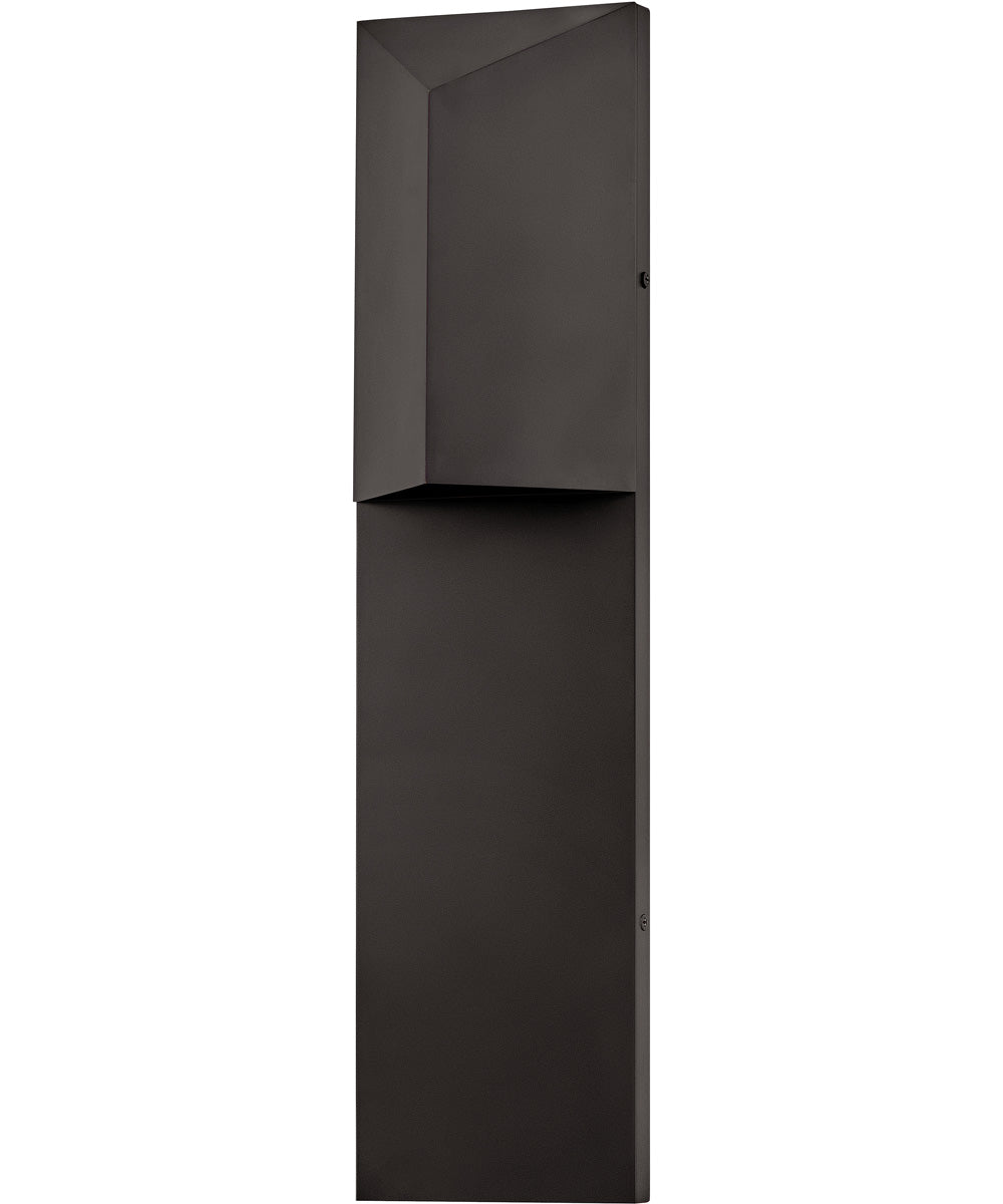 Treva 1-Light Large Wall Mount Lantern in Dark Oxidized Brass