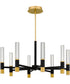 Davies 8-light Chandelier Brushed Gold