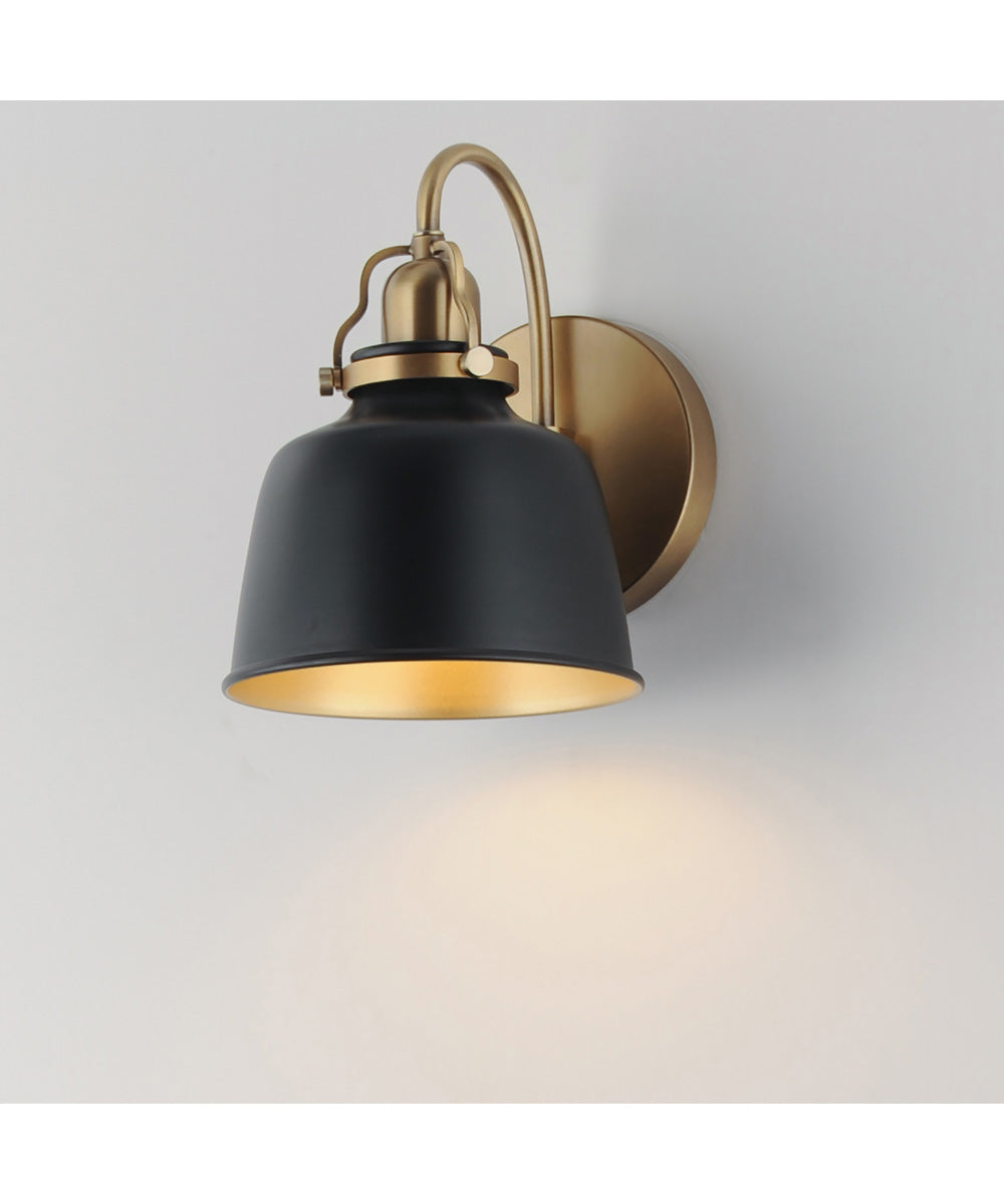 Hollis 1-Light Sconce Natural Aged Brass