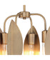 Eden  4 Light Semi Flush  Old Satin Brass