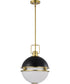 Everton 2-Light Pendant Matte Black