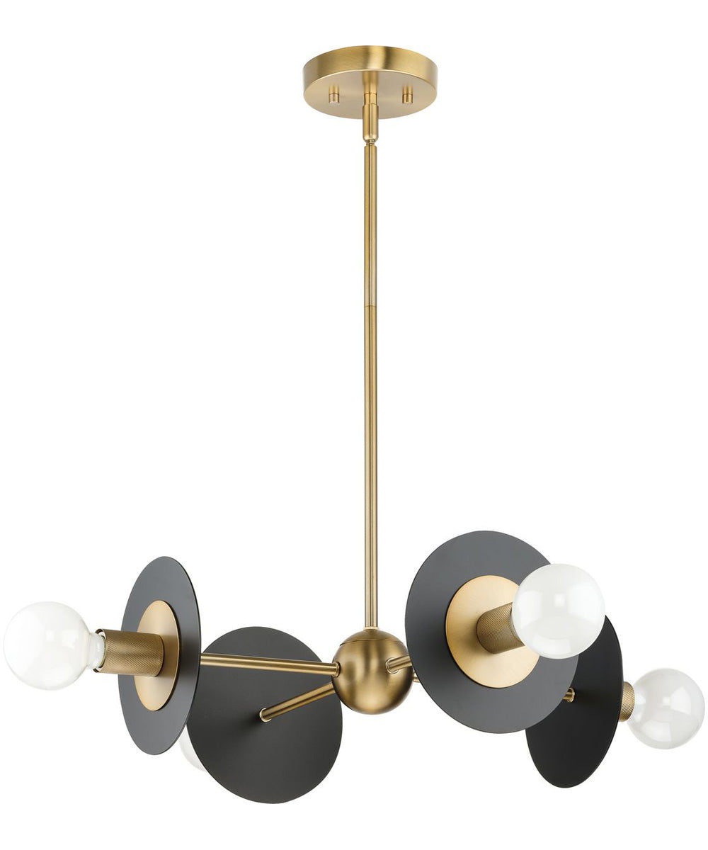 Trimble 4-Light Chandelier Brushed Bronze