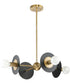 Trimble 4-Light Chandelier Brushed Bronze