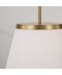Drake 1-Light Pendant Aged Brass