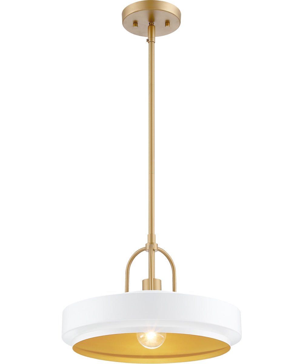 Odea 1 Light Pendant Matte White