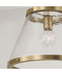Landon 1-Light Pendant Aged Brass