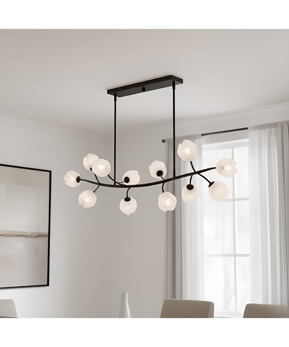 Walker 10-light Island Light Matte Black