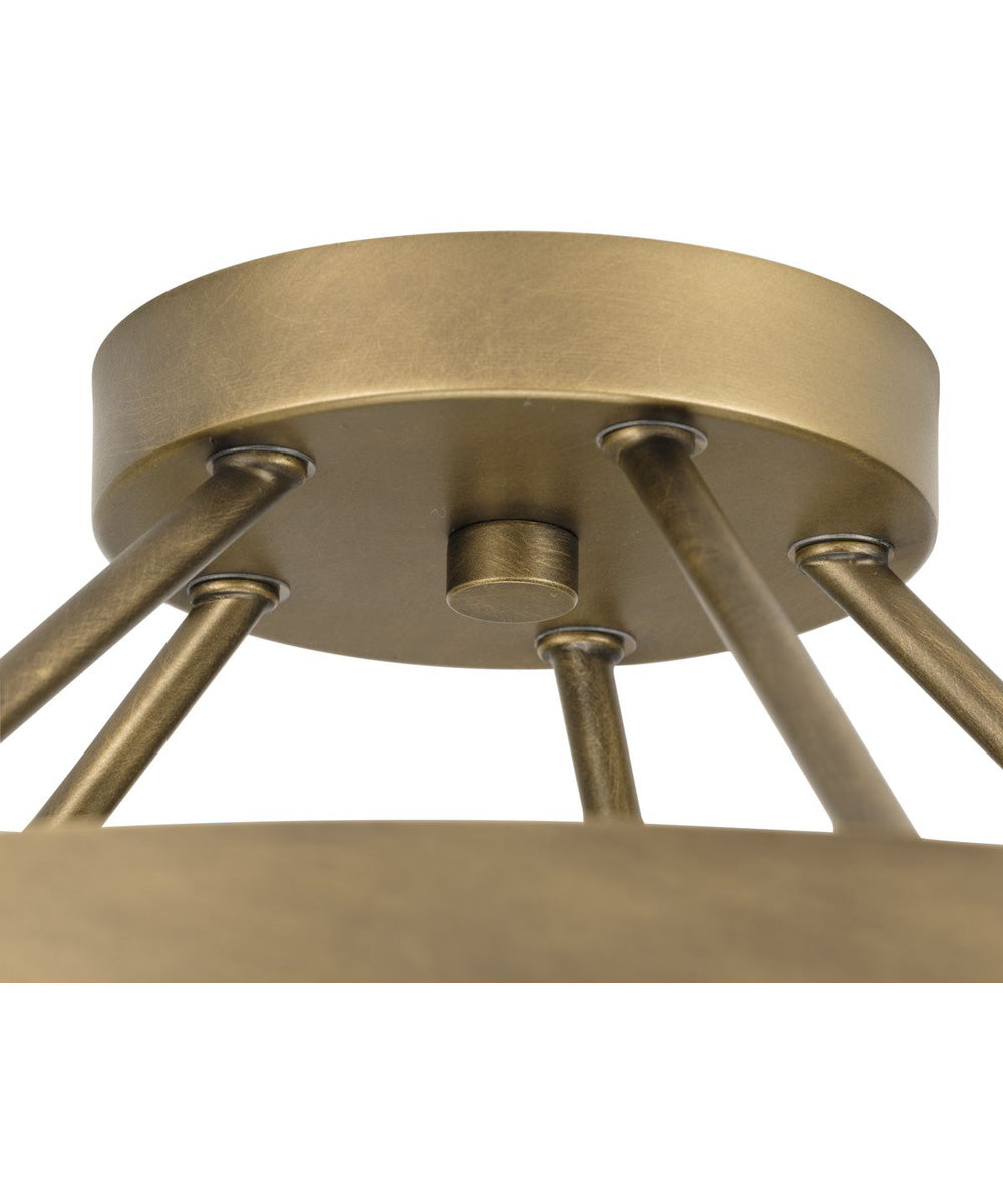 Breckenridge 5-Light Semi-Flush Mount Aged Bronze