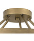 Breckenridge 5-Light Semi-Flush Mount Aged Bronze