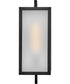 Halden 1-Light Small Wall Mount Lantern in Black