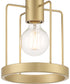 Tafo 1 Light Semi Flush Golden Mist