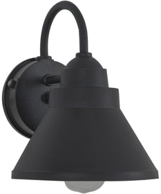 Resilience Lanterns 1-Light Outdoor Lighting Textured Black