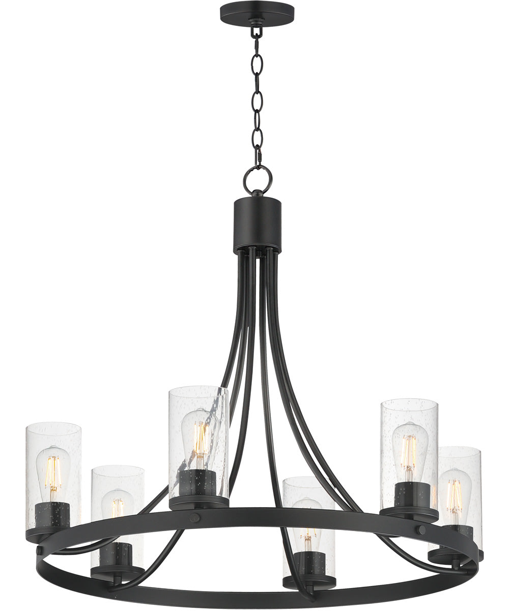 Livingston 6-Light Chandelier Black