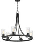 Livingston 6-Light Chandelier Black