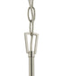 Celino 3-Light Chandelier Brushed Nickel