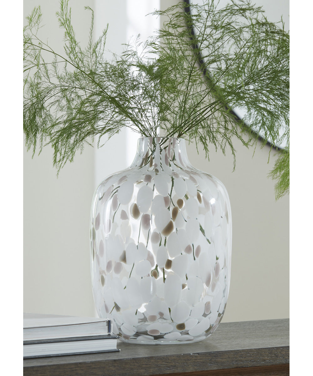 Keelton Vase White/Taupe/Pink