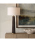 Forage Dark Scalloped Table Lamp
