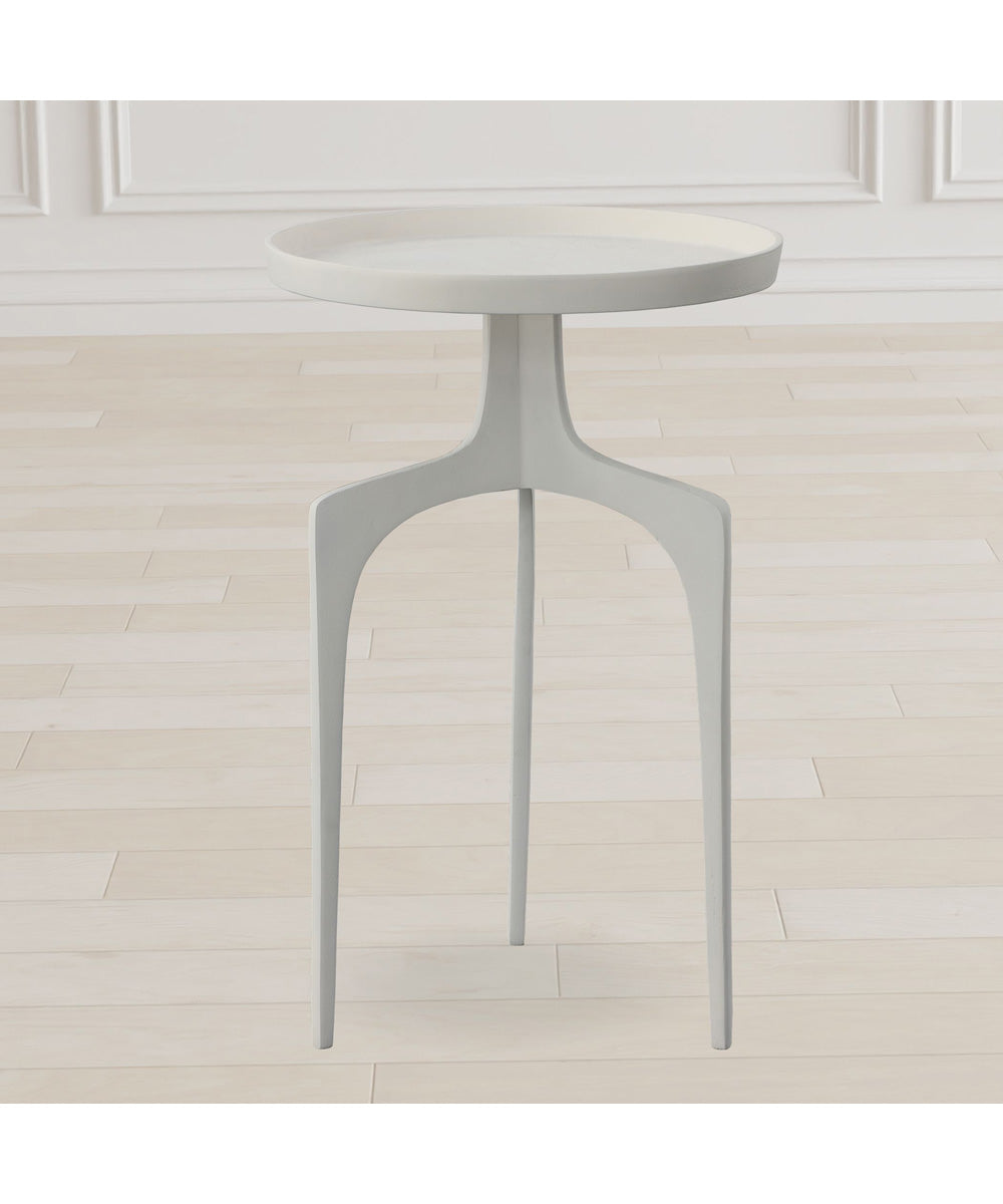Kenna White Accent Table