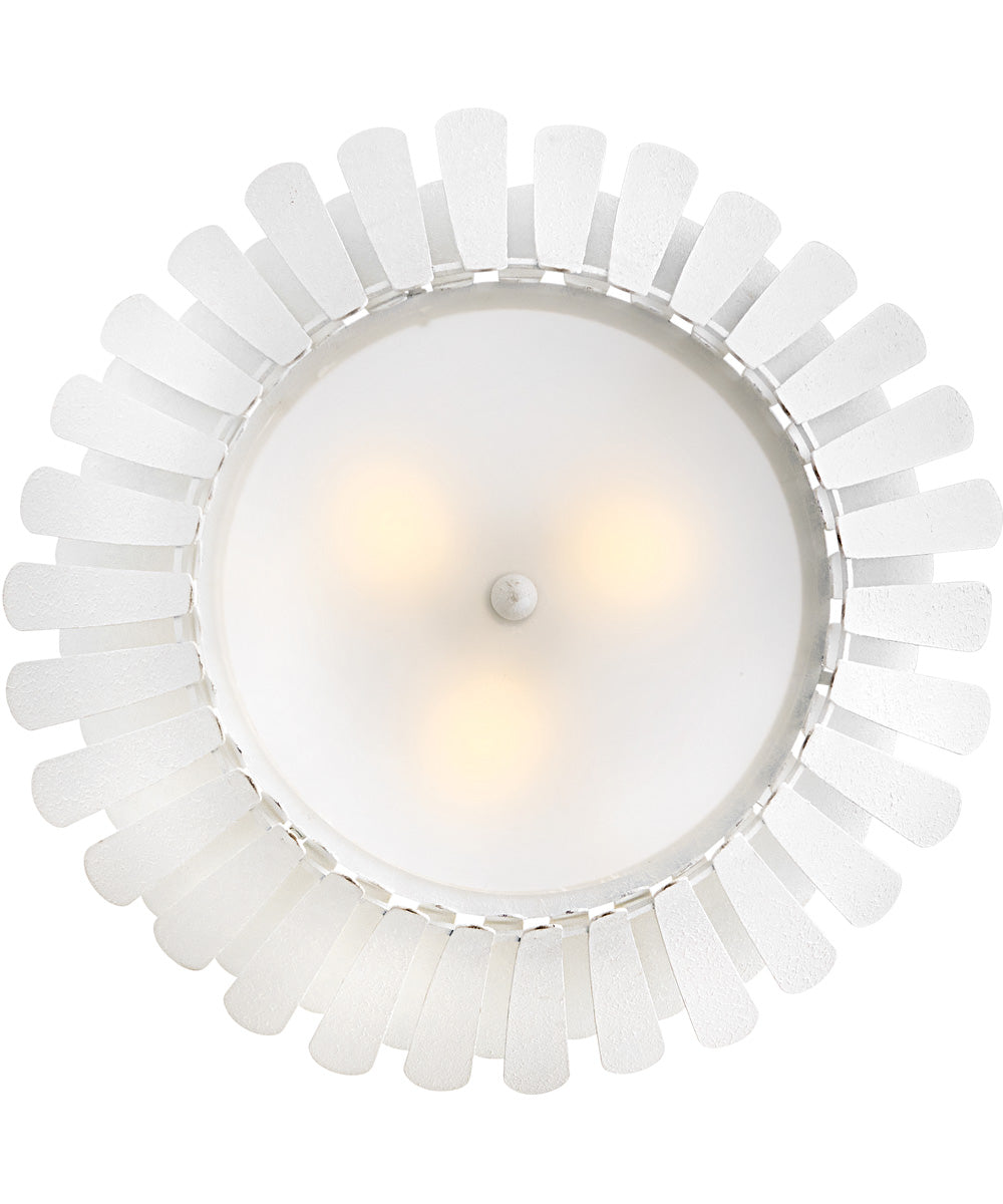 Reina 3-Light Medium Tapered Chandelier in Textured Plaster