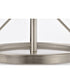 Rowen 3-Light Close-to-Ceiling Brushed Nickel