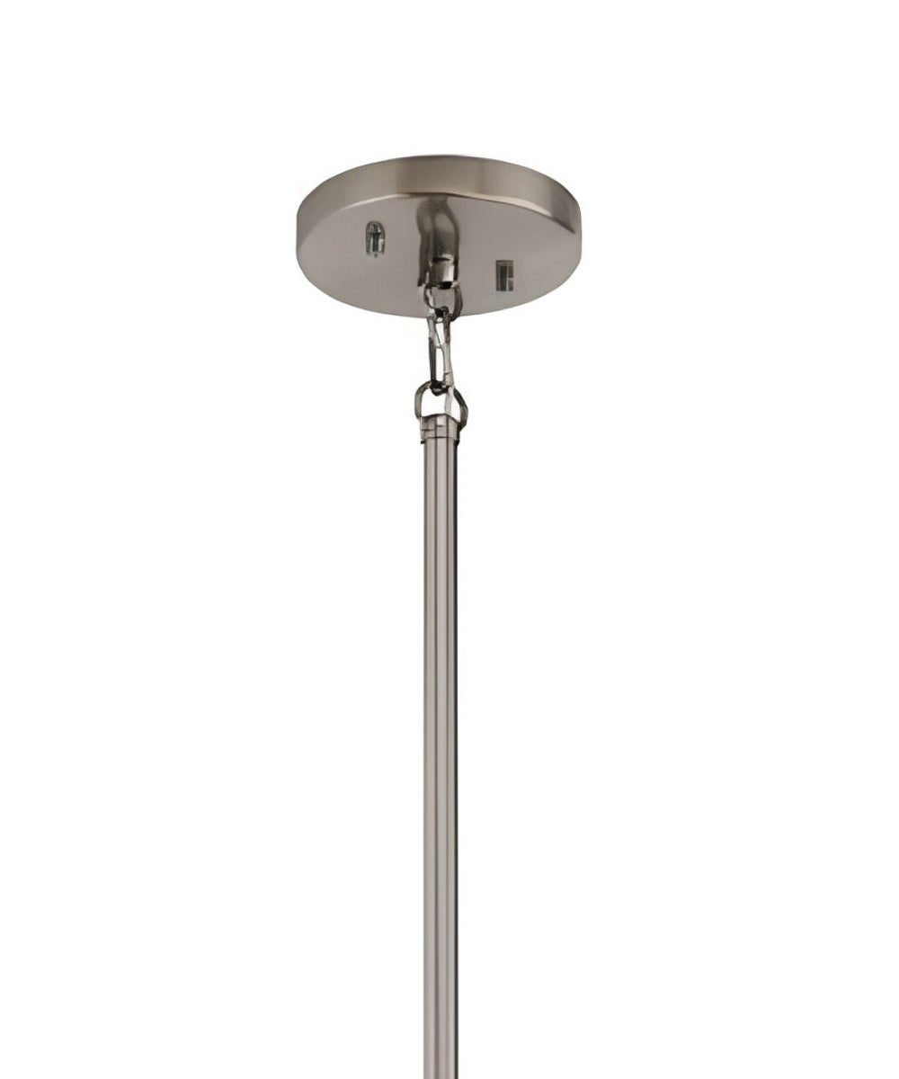 Darton 18"W 4-Light Classic Pewter Large Foyer Pendant with Clear Glass by Kichler