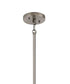 Darton 18"W 4-Light Classic Pewter Large Foyer Pendant with Clear Glass by Kichler