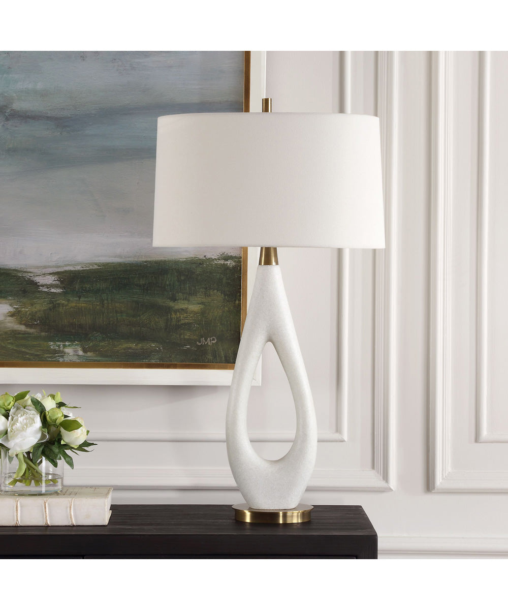 Promenade White Table Lamp