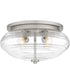 Quoizel Flush Mount Medium 4-light Flush Mount Brushed Nickel