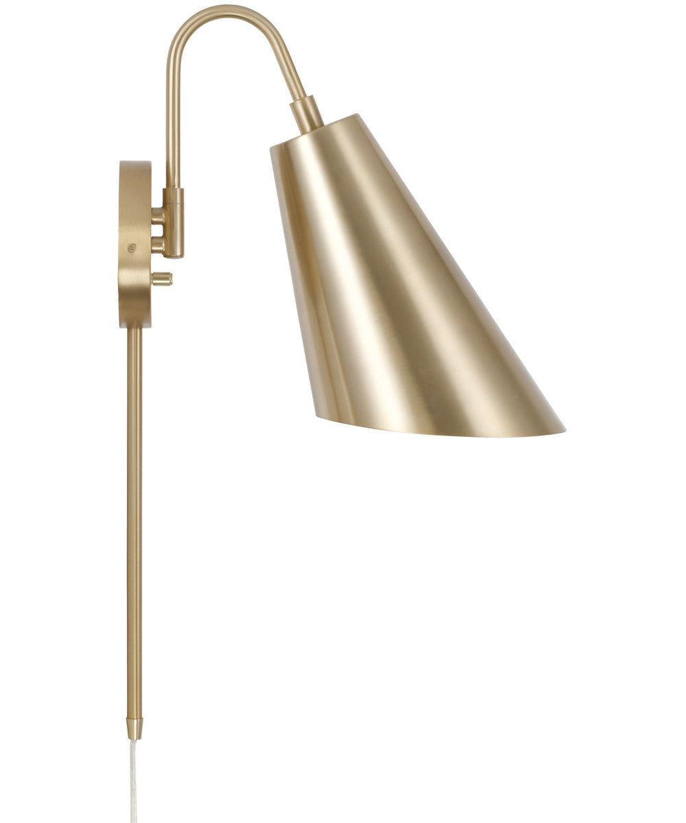 Leo 1-Light Sconce Matte Brass