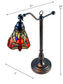 La Anza 24 Inch  Tall Handmade Tiffany Desk Lamp