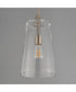 Hudson Single Pendant Satin Nickel