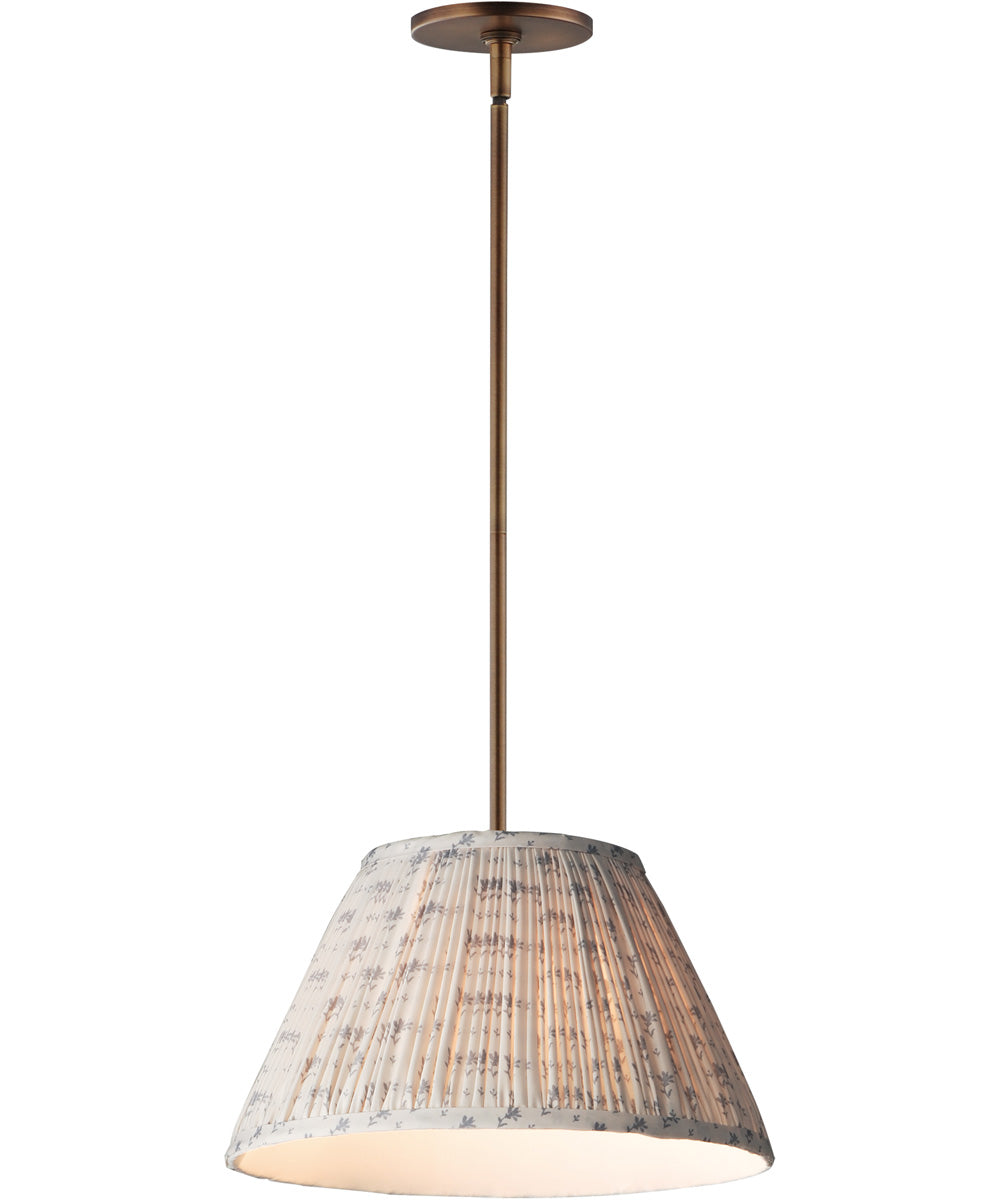 Dunbridge 14 inch Pendant Weathered Brass