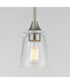 Hudson Mini Pendant Satin Nickel