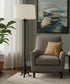 60" H Transitional Matte Black Floor Lamp