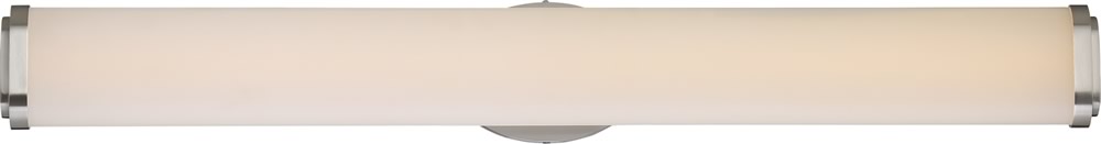 36"W Pace 1-Light LED Vanity & Wall Brushed Nickel