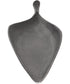 Leaflet Dark Nickel Outdoor Bowl