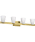 Royale 4-Light Vanity & Wall Burnished Brass