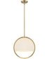 Eterna 1 Light Pendant Brushed Gold