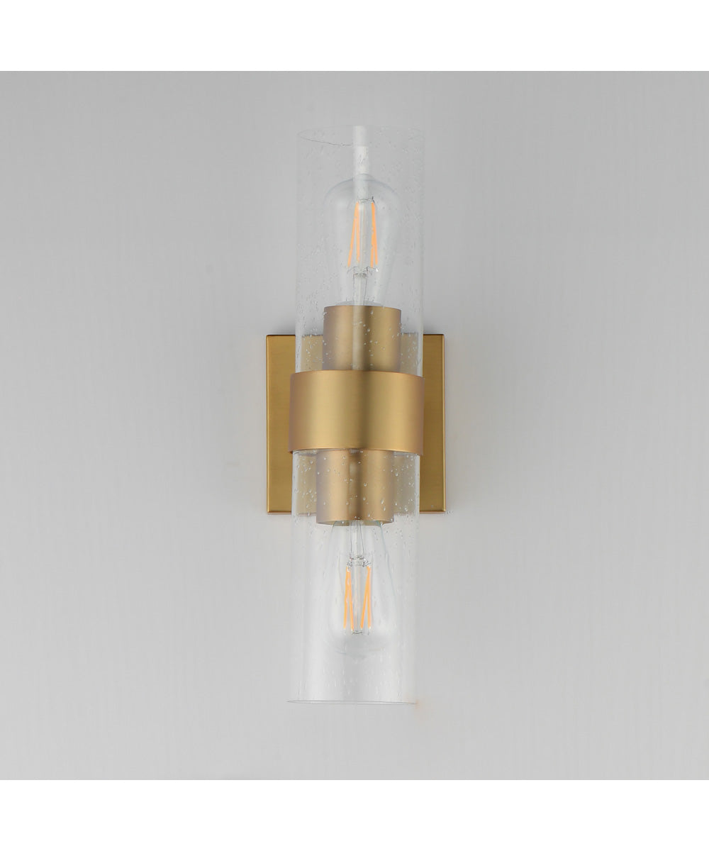 Livingston 2-Light Sconce Natural Aged Brass