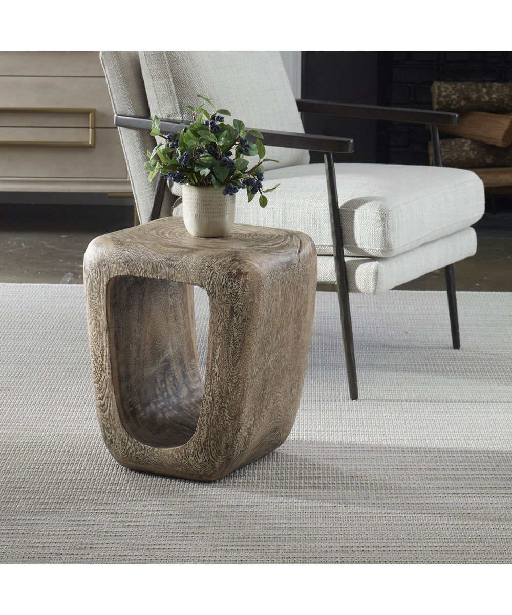 Loophole Bleached Wash Accent Stool