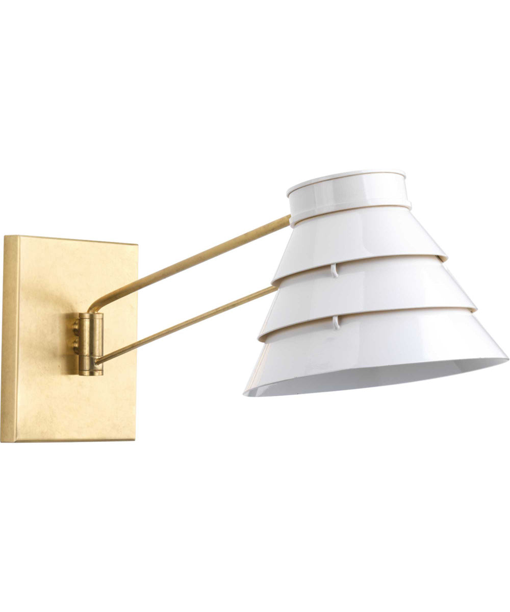 POINT DUME® by Jeffrey Alan Marks for Progress Lighting Onshore Swing Arm Wall Sconce Brushed Brass