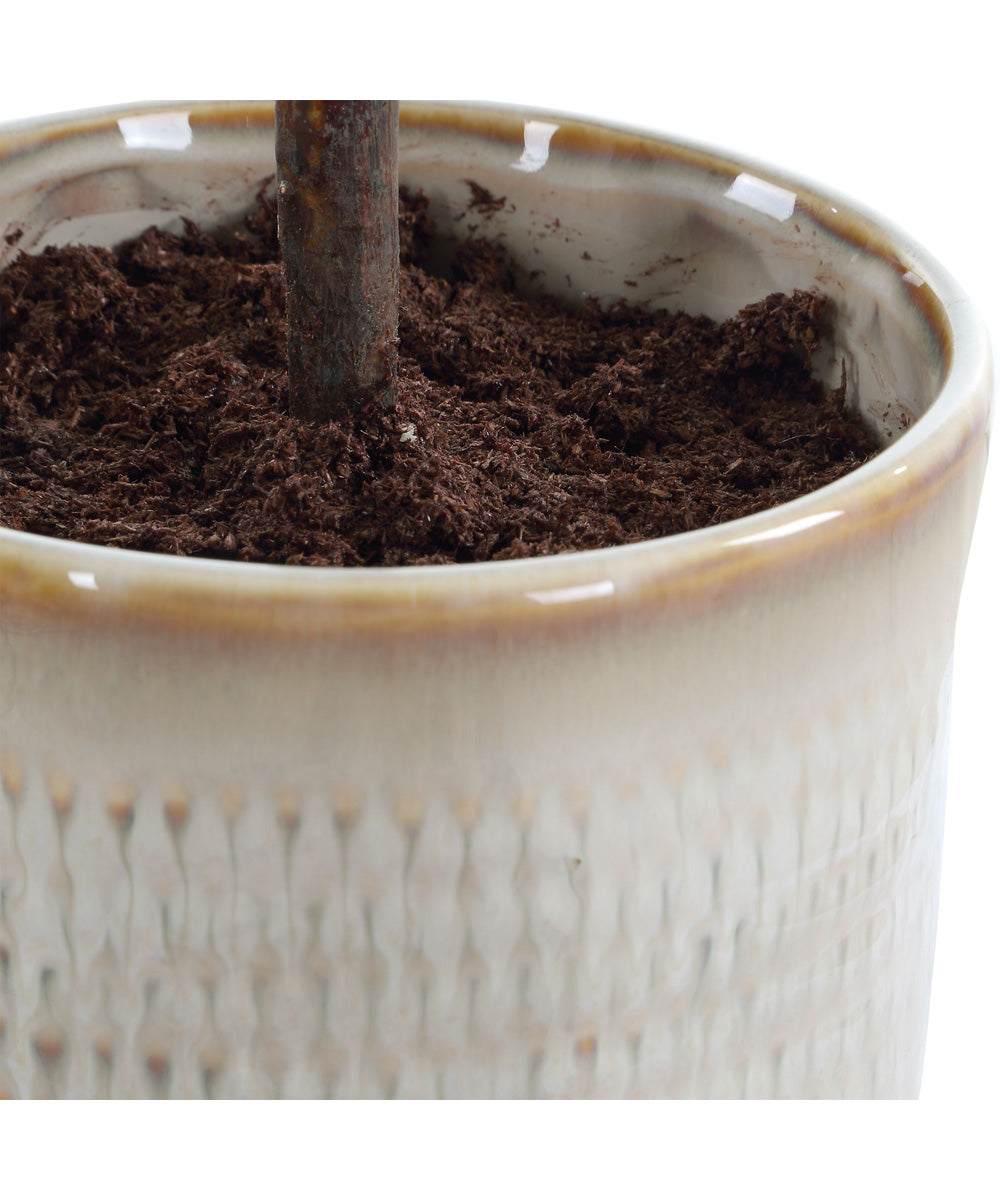 Solea Olive Accent & Textured Vase