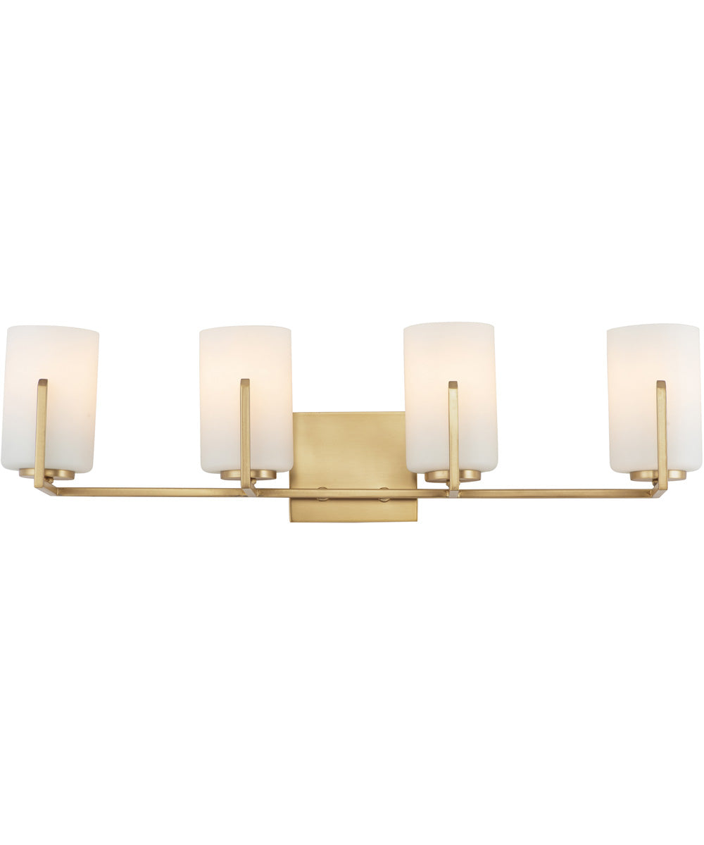 Dart 4-Light Bath Vanity Natural Aged Brass