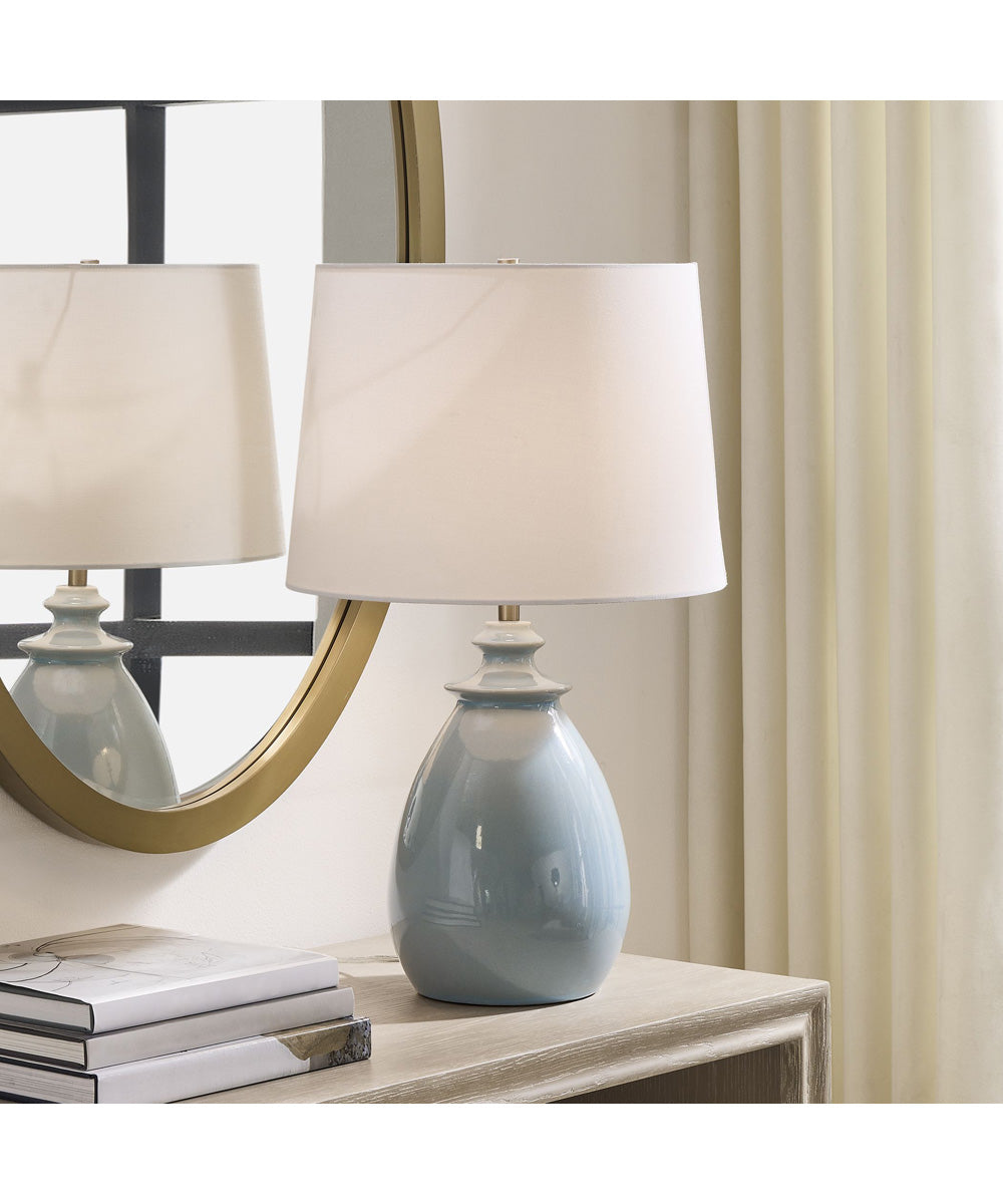 Lorene Light Blue Table Lamp