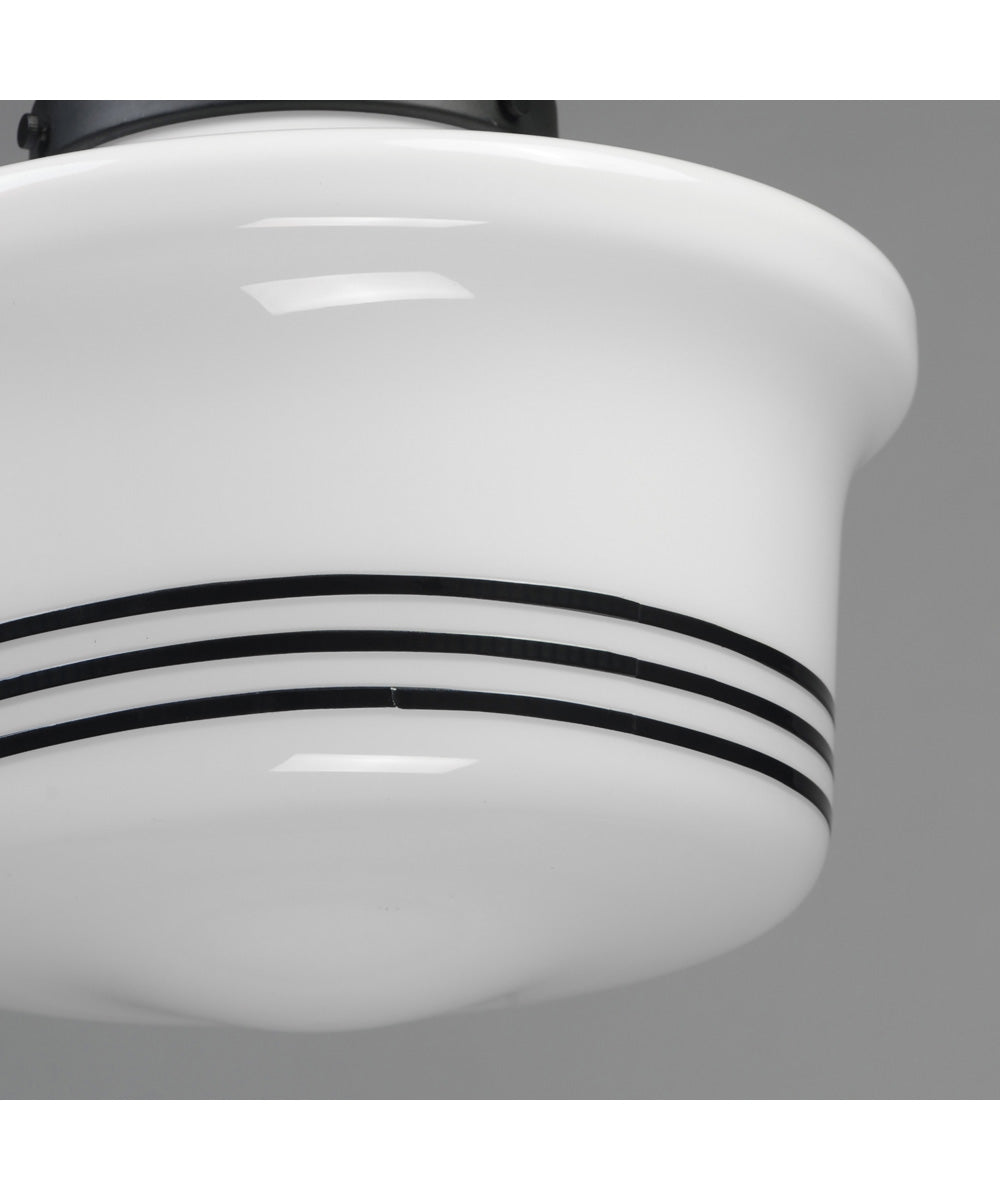 Eureka 1-Light Pendant Black