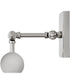 Stokes 1-Light Small Adjustable Accent Light in Polished Nickel