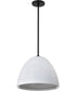 Collins 1-Light Pendant Matte Black