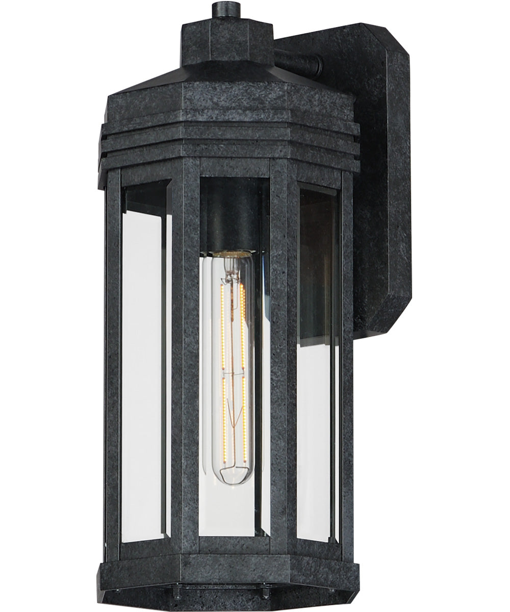 Wright 1-Light Outdoor Wall Sconce Black Patina